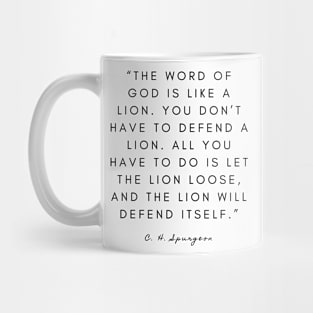 Charles Spurgeon the Word of God Mug